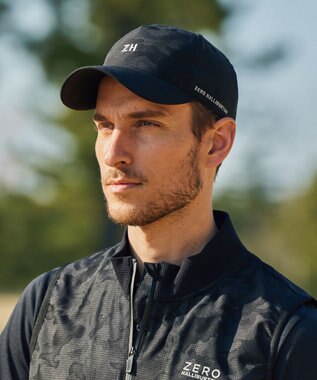 ZERO HALLIBURTON クールドッツ カモフラ柄キャップ 82548 ブラック