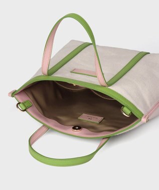 Paul Smith PSカラーミックスSS26 2WAY ミニトートバッグ エクリュ