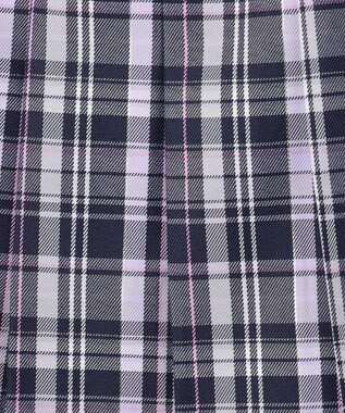 ANY KIDS チェックプリーツスカパン ネイビー