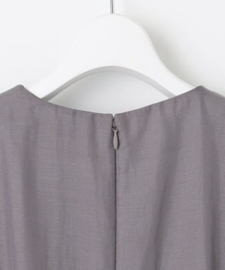 J.PRESS LADIES 【洗える】ブライトスパンボイル ワンピース グレージュ系