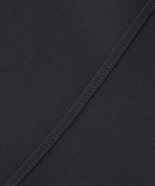 23区 トリアセダブルジョーゼット ブラウス ネイビー系