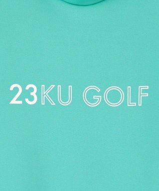 23区GOLF 冬の暖か名品トップス【WOMEN】ストレッチ 裏フリース ピーコックグリーン系