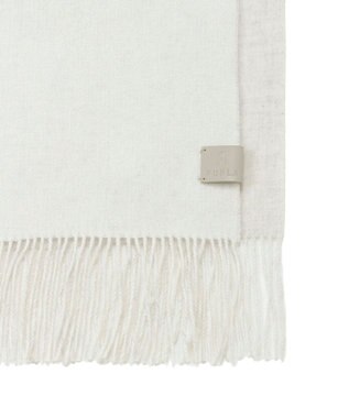 MOONBAT FURLA(フルラ）カシミヤ100％ リバーシブルマフラー オフホワイト