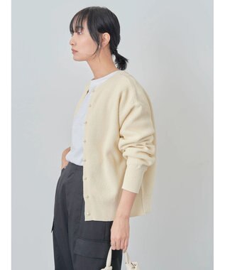 Green Parks ２ｗａｙ　パール釦ニットプルオーバー Ivory