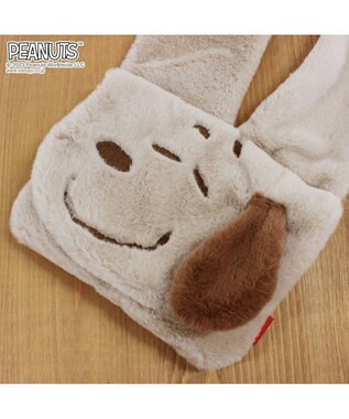 ROOTOTE 8283【スヌーピー】IP.マフルー.ピーナッツ-8W 02：ベージュ