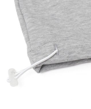 WEGO 【ウエストゴム】リボンカーゴスウェットパンツ 杢グレー