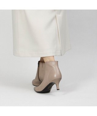 MODE ET JACOMO <MODE ET JACOMO>ポインテッドトゥアンクルブーツ ライトグレー