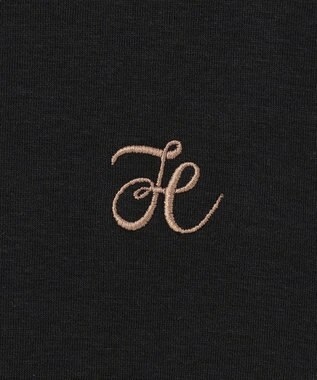 Feroux アイコン刺繍 ダンボール パーカー ブラック系