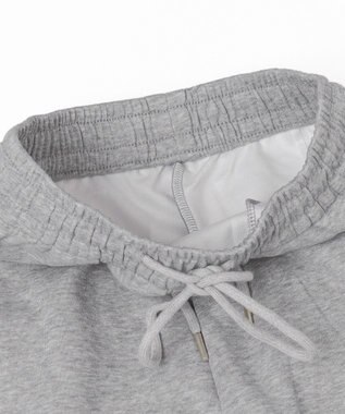 WEGO 【ウエストゴム】リボンカーゴスウェットパンツ 杢グレー