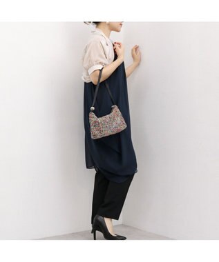 UNBILLION カシュカシュ cachecache / ワンハンドルメタリックビーズバッグ ミックス