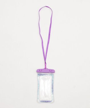 WEGO 防滴スマホポーチA パープル