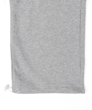 WEGO 【ウエストゴム】リボンカーゴスウェットパンツ 杢グレー