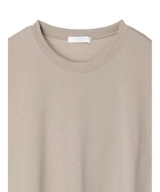 Green Parks 布帛ドッキングカットソーワンピース Gray Beige