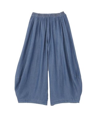 YECCA VECCA デニムコクーンドレープパンツ Indigo