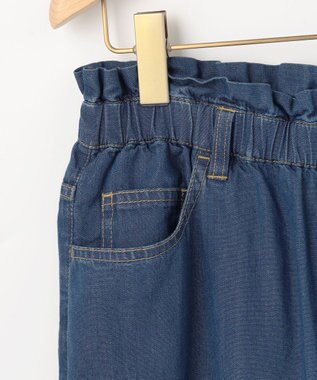 組曲 【先行予約】ライトオンスデニム ワイドシルエットパンツ インディゴ系