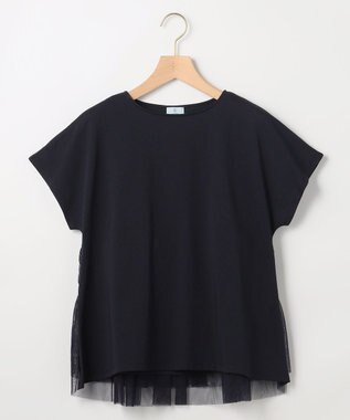 組曲 【先行予約】GIZAコットンチュールコンビ カットソー