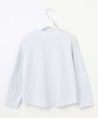 J.PRESS LADIES ハイゲージポンチ カーディガン ライトサックス系