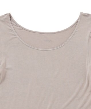 23区GOLF 【WOMEN】TTON なめらかレーヨン８分袖Ｔシャツ ベージュ系