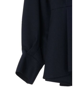 Green Parks ｅｆ－ｄｅ　ペプラムブラウス Dark Navy