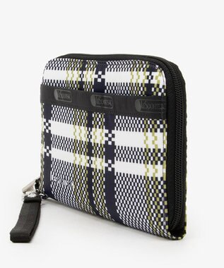 LeSportsac TECH WALLET WRISTLET/ピクセルスクランブルチェック ピクセルスクランブルチェック