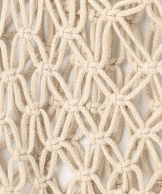 uncrave マクラメニット 2WAYキャミソール ナチュラル