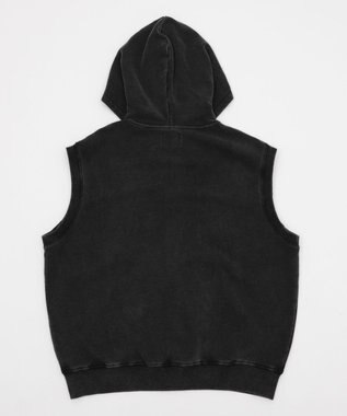 WEGO 【ユニセックス着用ITEM】ショートノースリーブZIPパーカー スミクロ