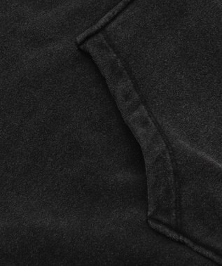 WEGO 【ユニセックス着用ITEM】ショートノースリーブZIPパーカー スミクロ