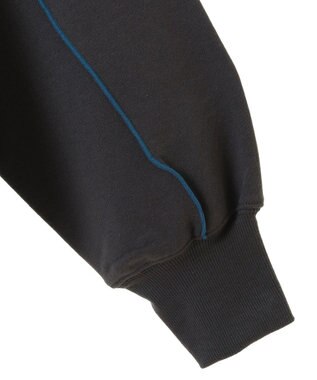 earth music&ecology 配色ルーズチュニック Charcoal Gray