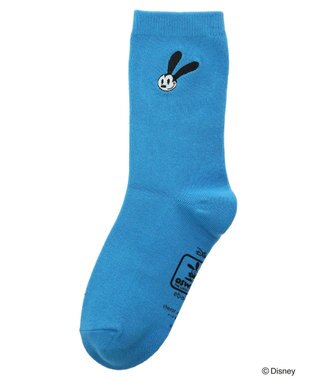 Green Parks オズワルド／ＳＥＴ２点　ワンポイント刺繍ソックス Blue