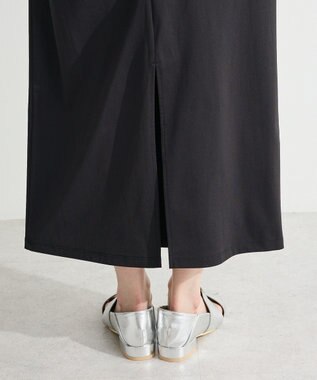 Green Parks ドレープタイトスカート Black