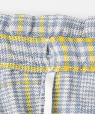 組曲 KIDS 【150-160cm】Chocolat de check キュロット ブルー×グレー系4
