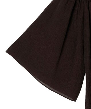 JOSEPH テクスチャードシルク　ブラウス Espresso