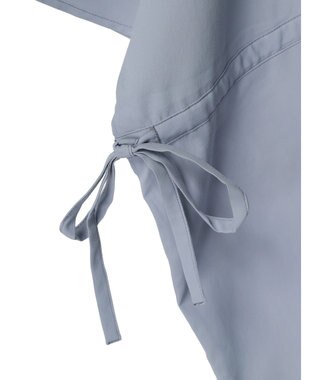 earth music&ecology アシメギャザーシャツ Sax