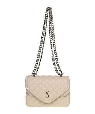 STEVE MADDEN BMOLTO キルティングショルダーバッグ アイボリー