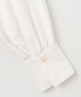 ANY SIS S 【全方位 好印象】シャツコンビリブニット ワンピース ブラック