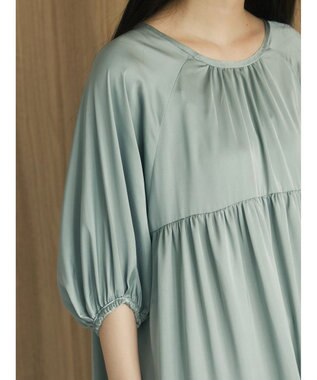 Green Parks armonia．ティアード切り替えワンピース Mint