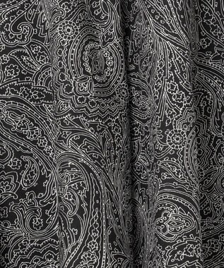 23区 【R(アール)】ジオメトリックペイズリープリント スカート ペイズリーブラック