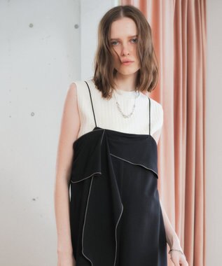 YECCA VECCA デザインチェーンショートネックレス Silver