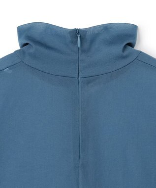 uncrave トリコットシフォン タートルトップス サックス