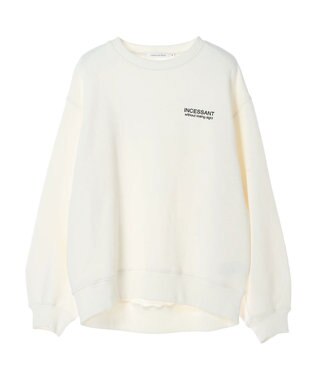 AMERICAN HOLIC デザインスリーブロゴスウェット Off White