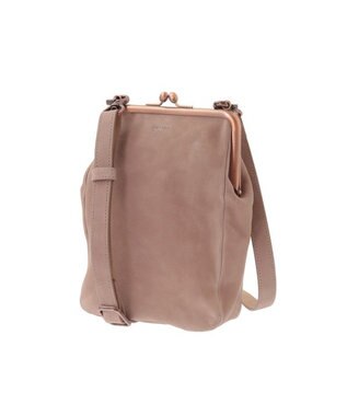 genten アンティーコ×LIBERTY 口金ミニポシェット サンドピンク