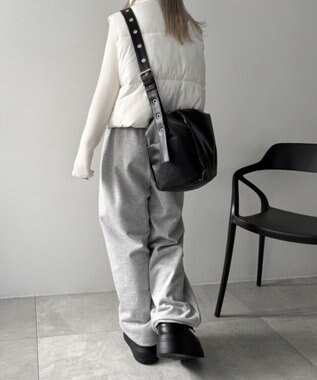 WEGO ハトメベルトBIGショルダー ブラック