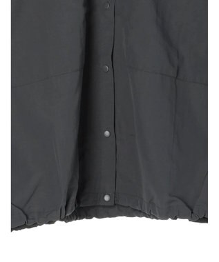 CRAFT STANDARD BOUTIQUE ＢＩＧポケットナイロンブラウス Charcoal Gray