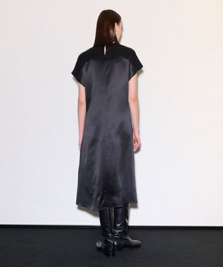 JOSEPH 【洗える】シルクサテン　ドレス Black