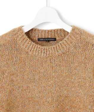 23区 【洗える】マーブルルレックスリリー バルキーニット キャメル系