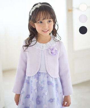 ANY KIDS ノーカラー ボレロジャケット