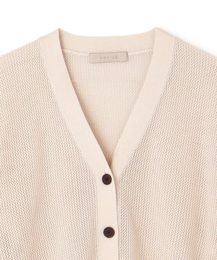 UNFILO メッシュニット カーディガン ベージュ
