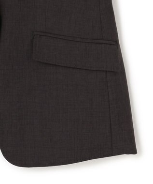 ICB 【先行予約】 レーヨンライクトロ テーラードジャケット チャコール