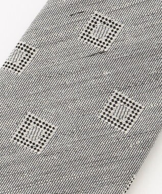 JOSEPH ABBOUD 【日本縫製】シャドースクエアジャガード ネクタイ ライトグレー系7