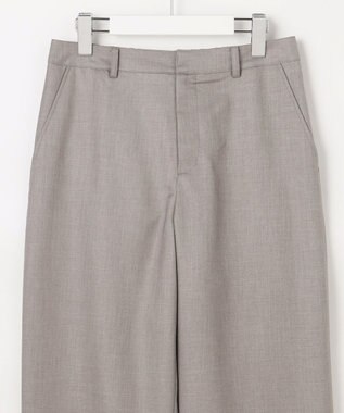 J.PRESS LADIES L OXIJEWEL ストレッチ ストレート パンツ グレー系